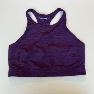 Outdoor Voices Tech Sweat Purple Sports Bra